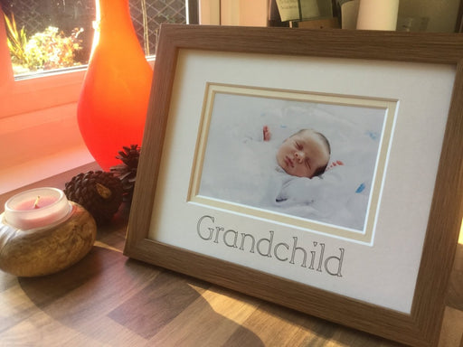Grandchild Photo Frame, Dark Brown | Azana Photo Frames