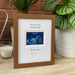  brown, First baby scan frame for Uncle - Azana Photo Frames