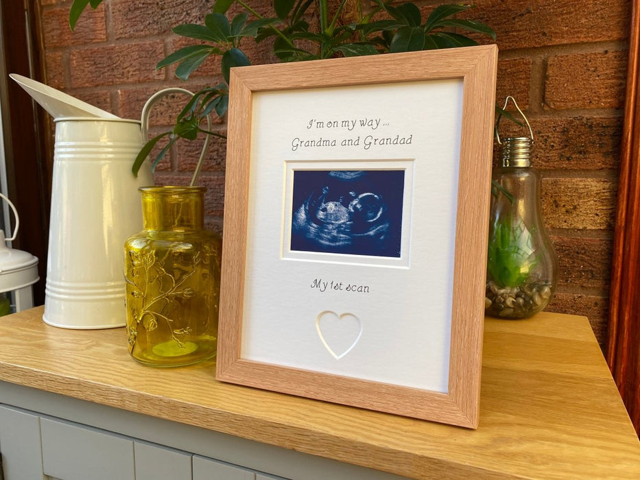 1st pregnancy scan Frame for Grandparents
