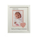 Godmother pink heart white picture frame portrait
