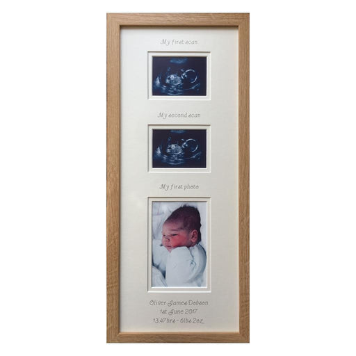 Two Scan and Baby First Picture Frame - Azana Photo Frames