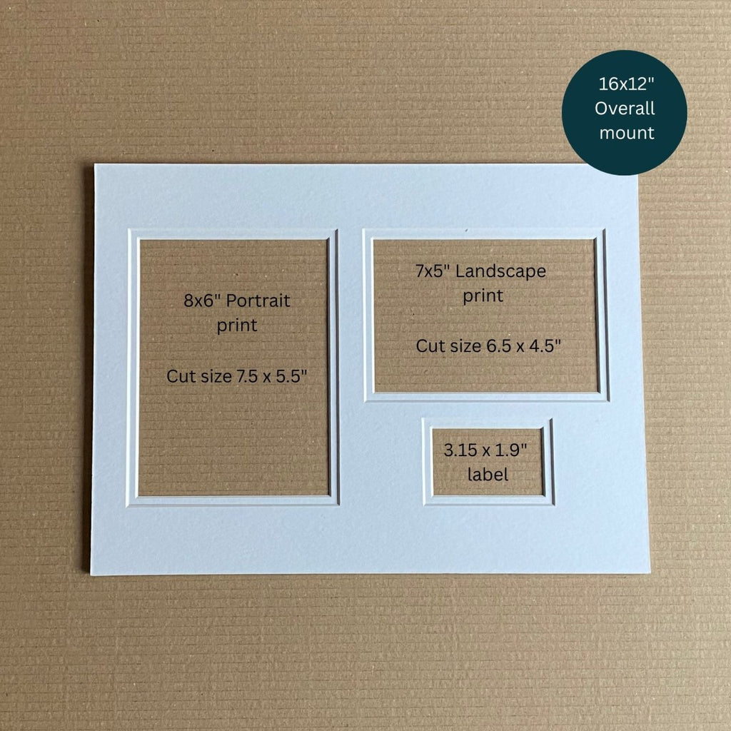 Two Aperture Mount 16x12 - Print Size 8x6