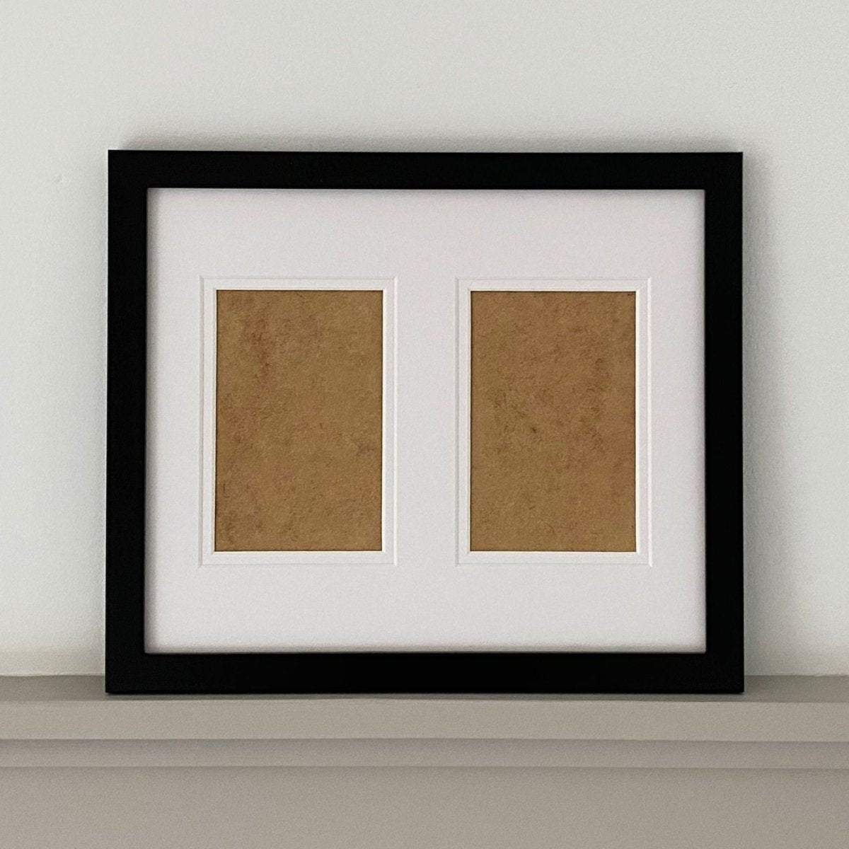 Black 12x10 Double Frame with Mount, Two Portrait 6x4 Photos – Azana ...
