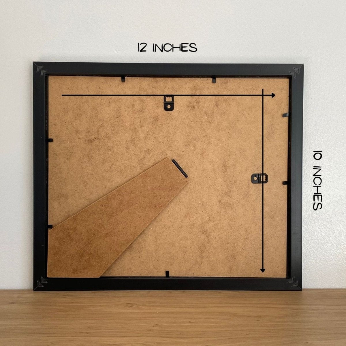 Black 12x10 Double Frame with Mount, Two Portrait 6x4 Photos