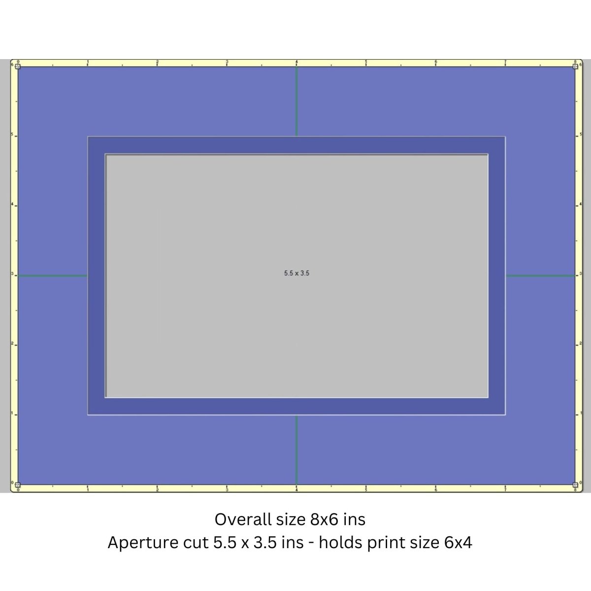 Custom picture mount 8x6