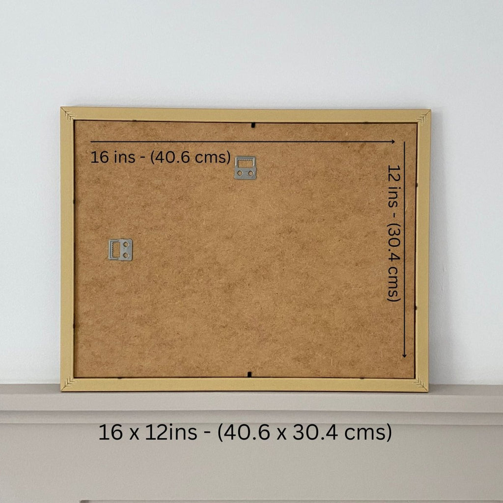 Dark Brown, 4 Aperture Frame, Print 6x4, 4x3