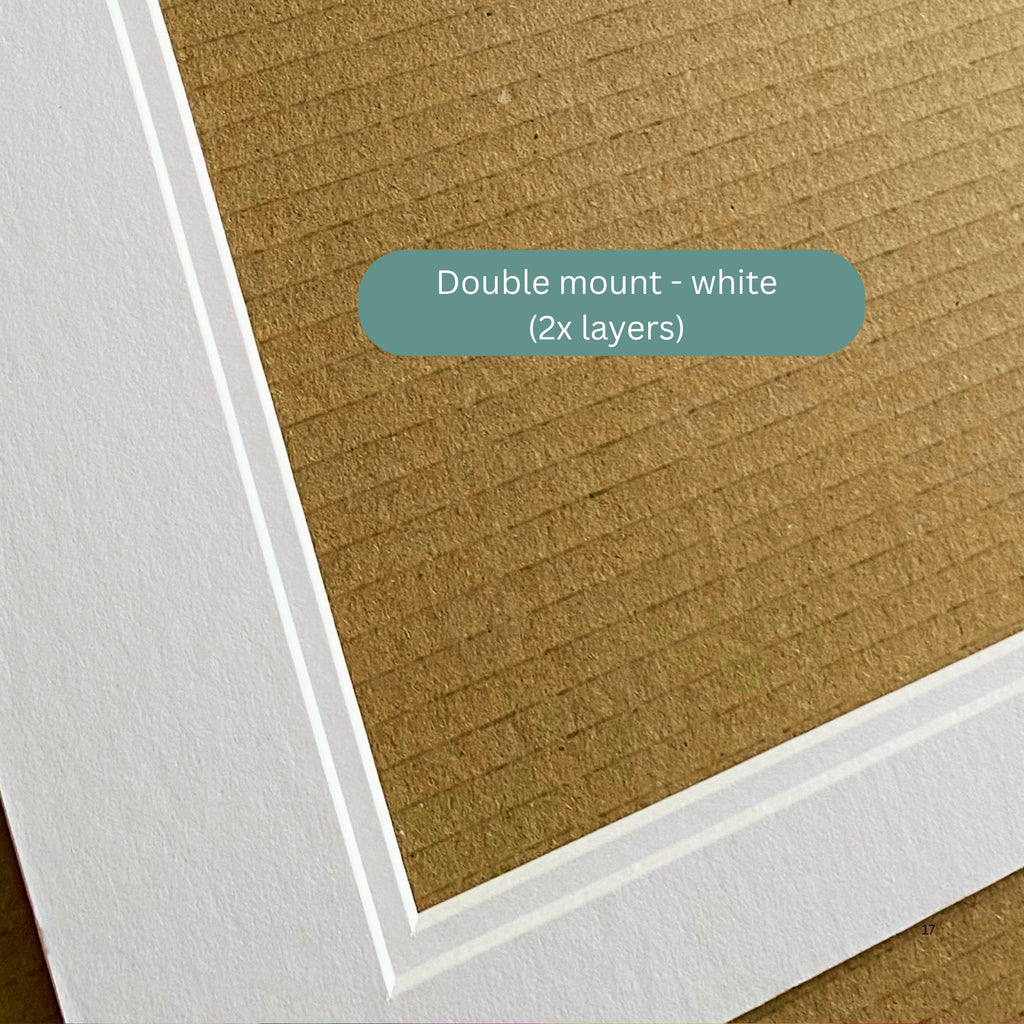 15‑Aperture Mount, White 60x80 cm