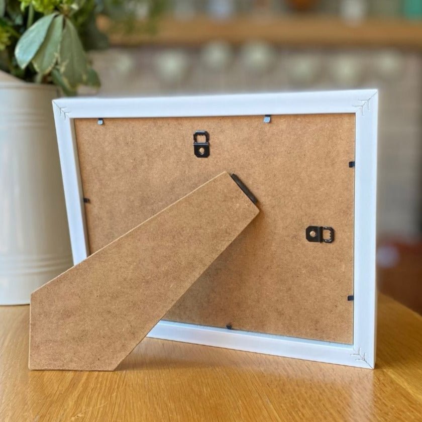 Back of white frame | Azana Photo Frames