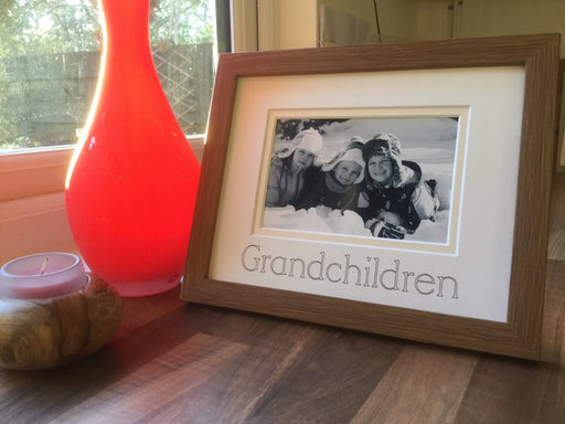 Grandchildren Photo Frame Oak