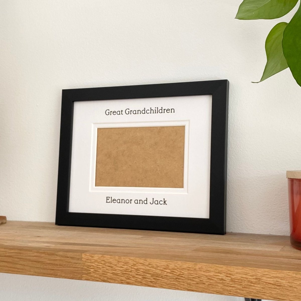 Great Grandchildren Black Frame, 1-Aperture, lifeshot within home decor