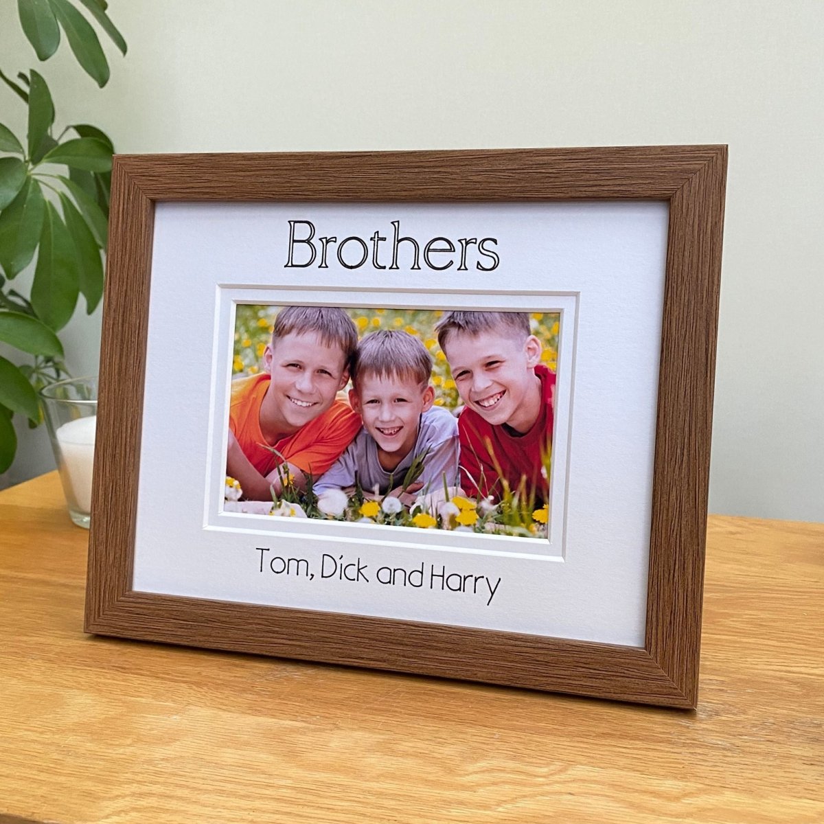 Personalised Brothers Picture Frame