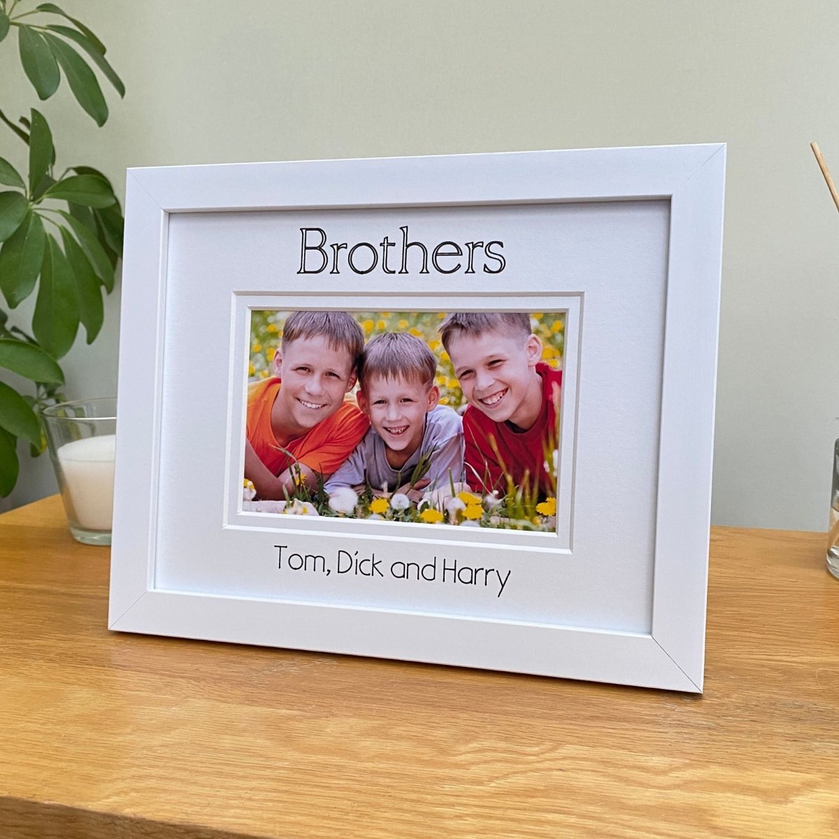 Personalised Brothers Picture Frame