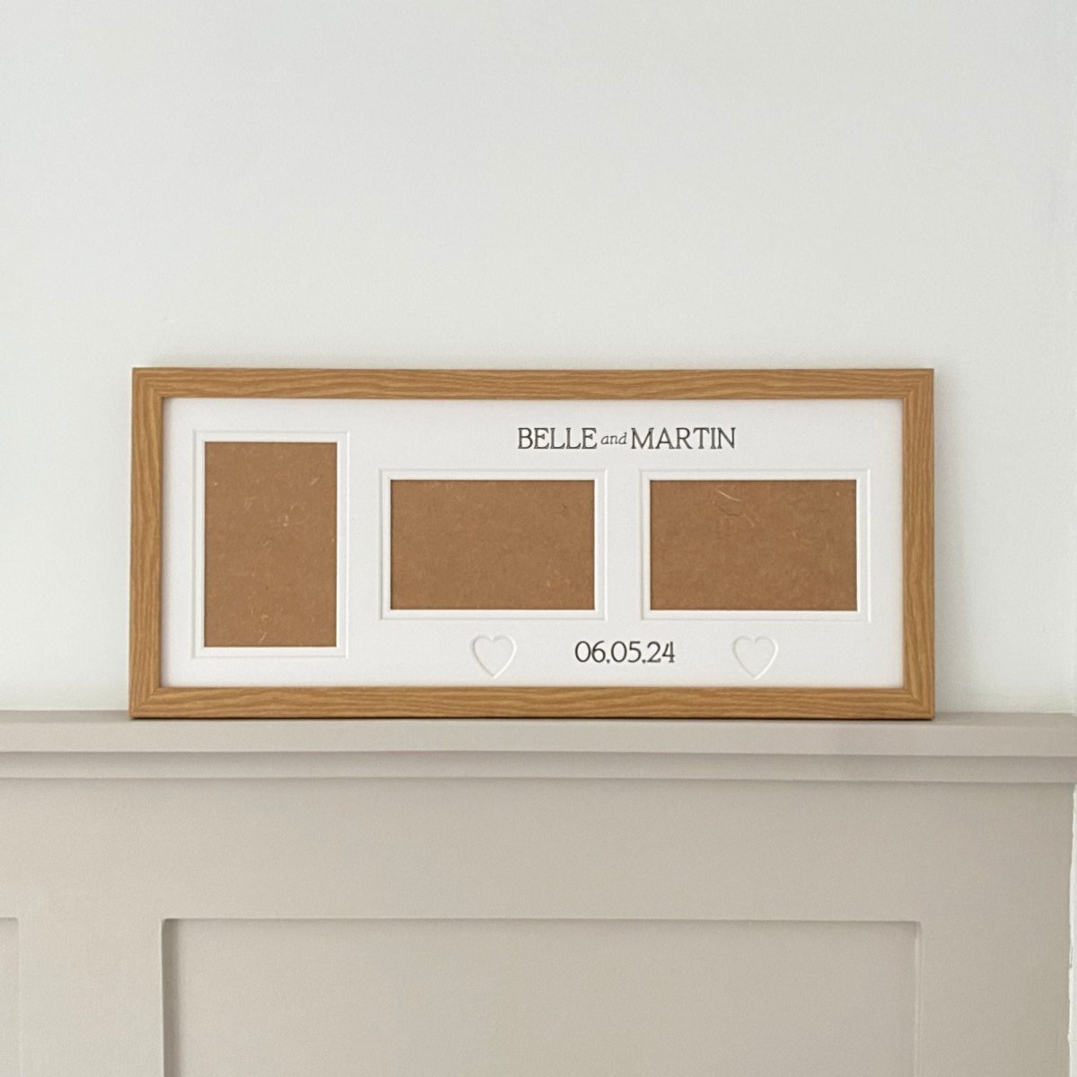 Light Brown Wedding Picture Frame | Azana Photo Frames