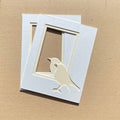 Robin Picture Double Mount, Portrait Photo 6 x 4