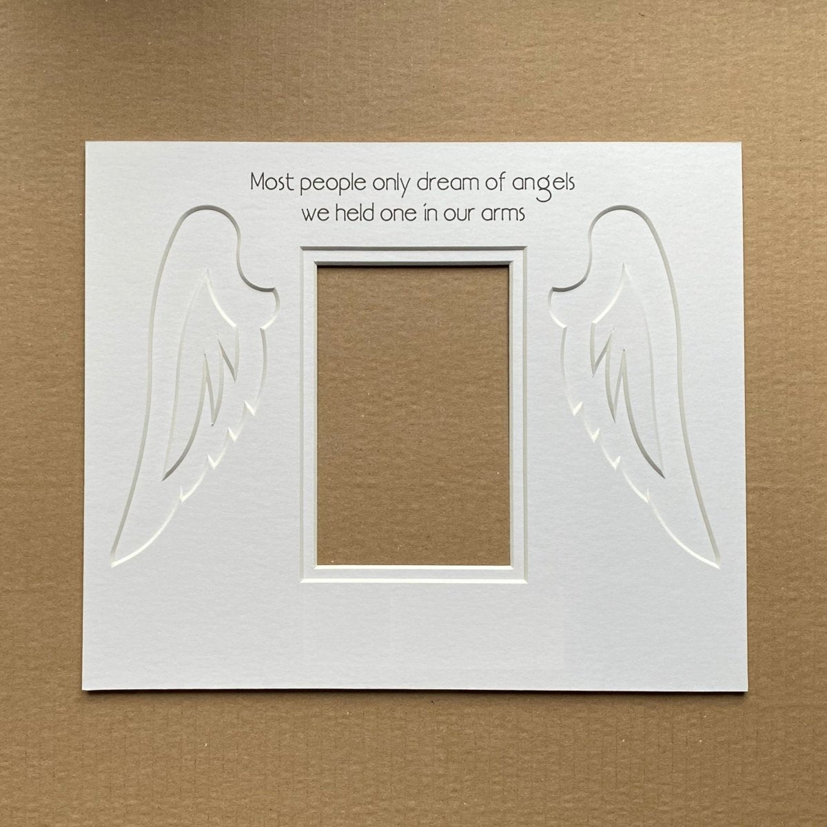 Unframed - Angel Wings Picture Mount