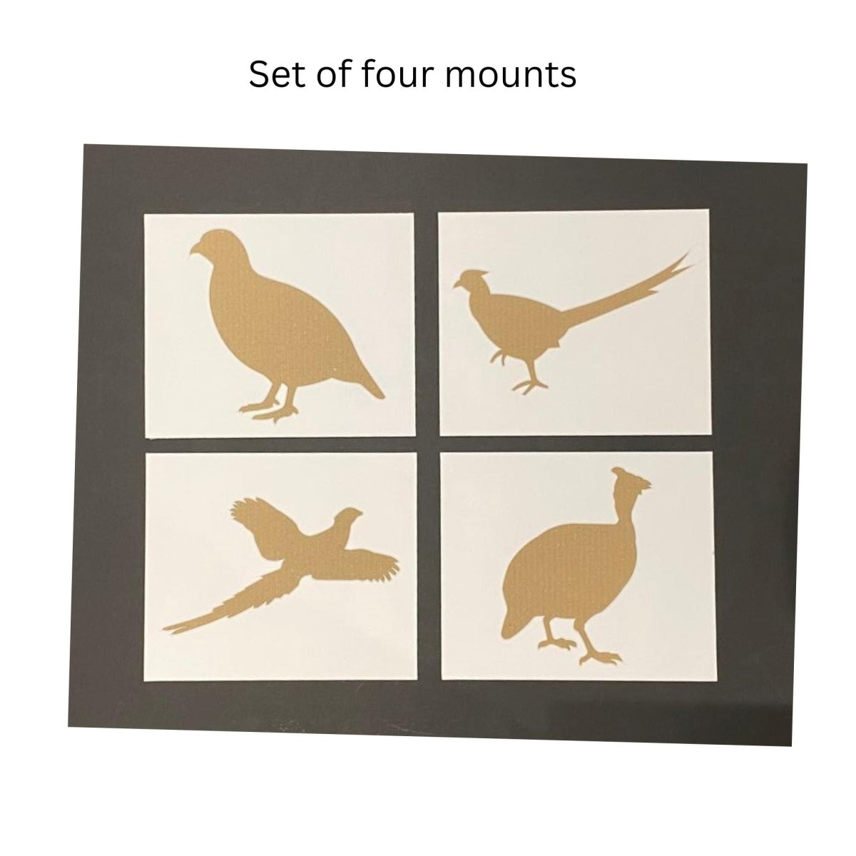Wildlife Bird Silhouette Mounts Bundle