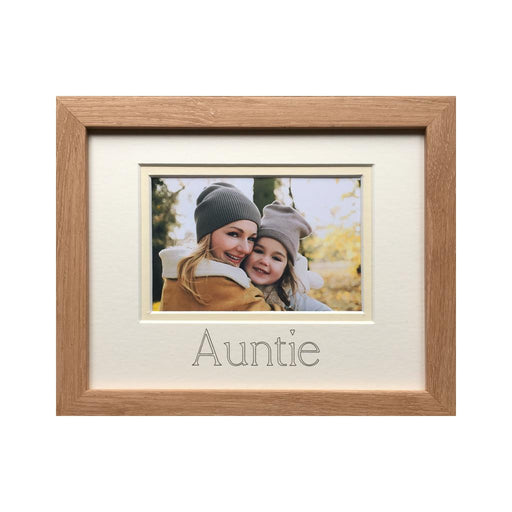 Landscape Auntie Picture Frame on white background