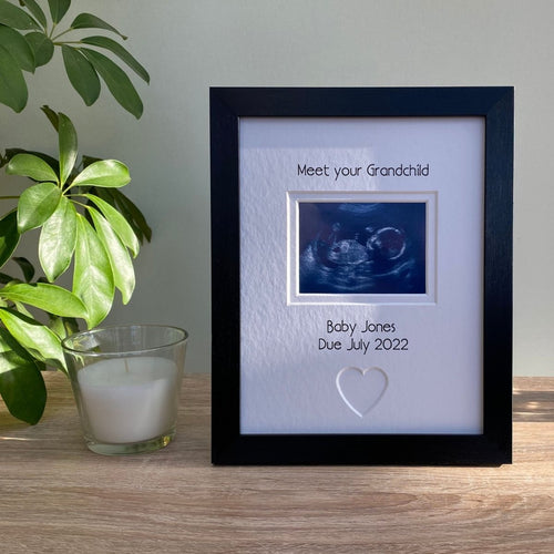 Baby Scan Reveal Picture Frame for Grandparents to Be - Azana Photo Frames