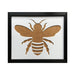Bee Silhouette Picture Black Frame 12 x 10