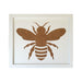 white frame, bee shape silhouette 