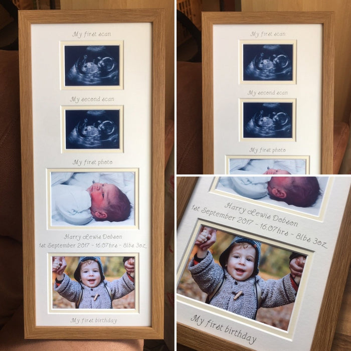 Birth to One Year Baby Collage Picture Frame