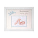 Boy Forever in our Hearts Baby Loss Frame 9 x 7 White - Azana Photo Frames