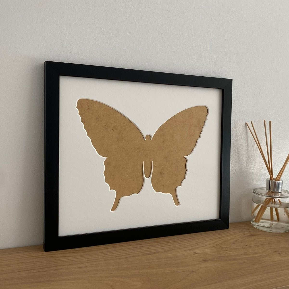 Butterfly Silhouette Picture Frame, Black - Azana Photo Frames