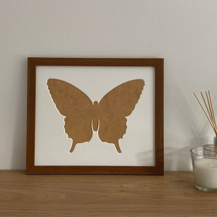 Butterfly Silhouette Picture Frame, Dark Brown - Azana Photo Frames