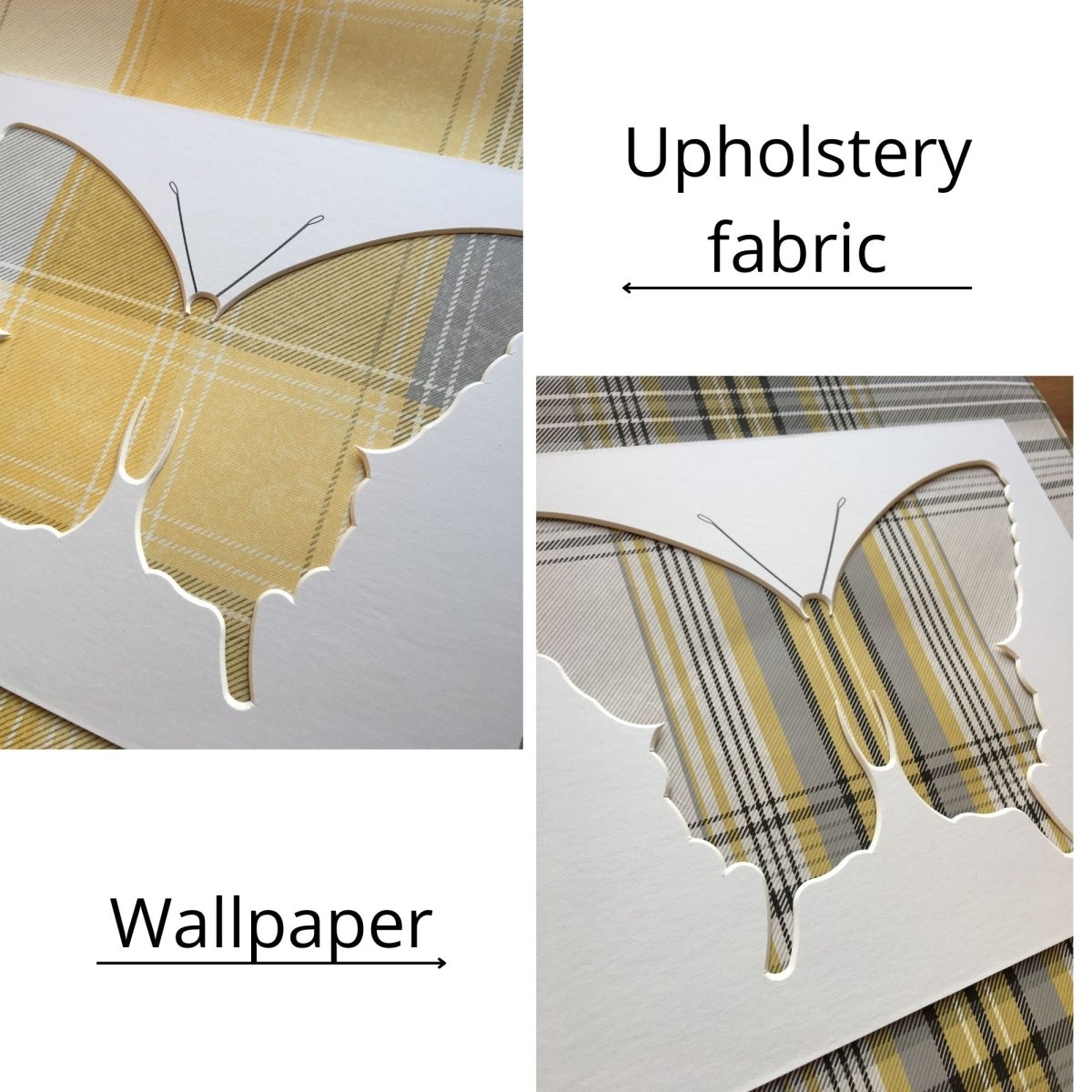 Butterfly Silhouette Picture Mount