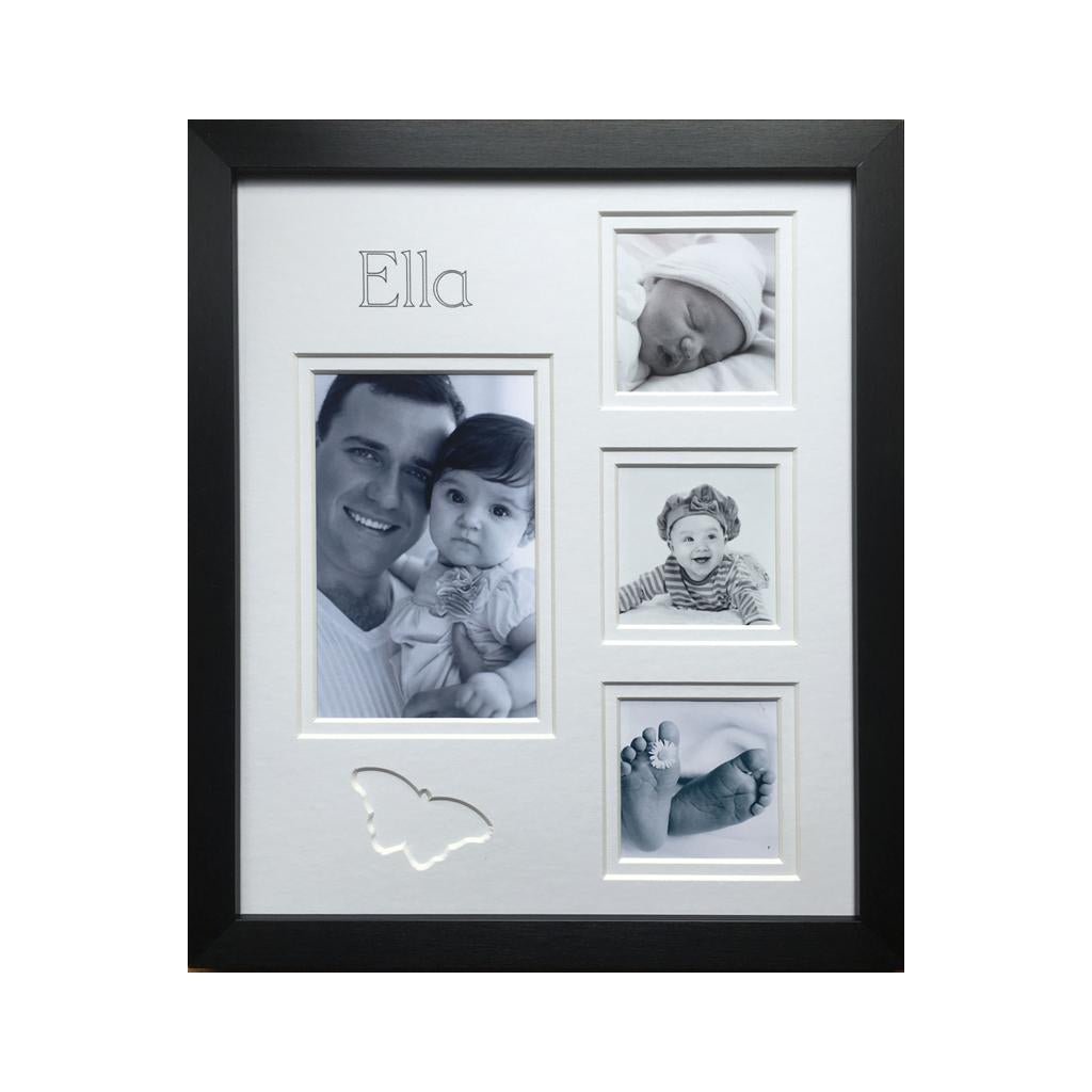 Butterfly Multi Picture Frame, Black - Azana Photo Frames