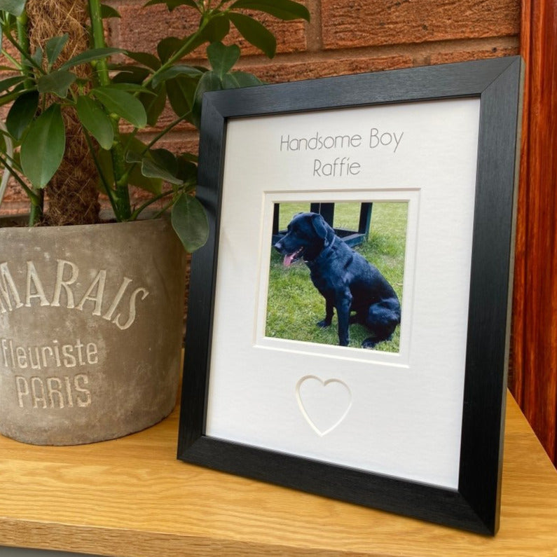 Dog Picture Frame, Black - Azana Photo Frames