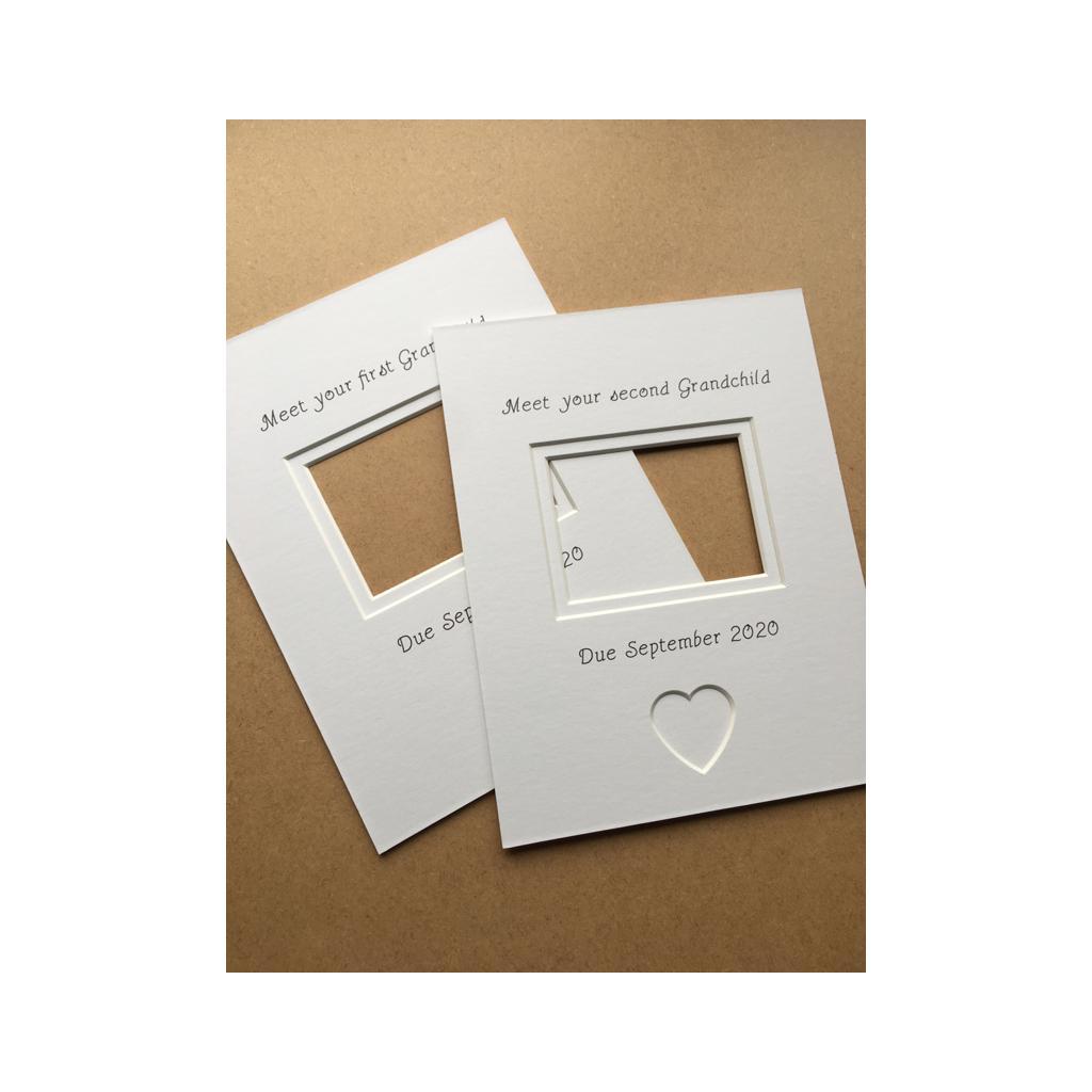 Custom First Baby Scan Mount - Azana Photo Frames
