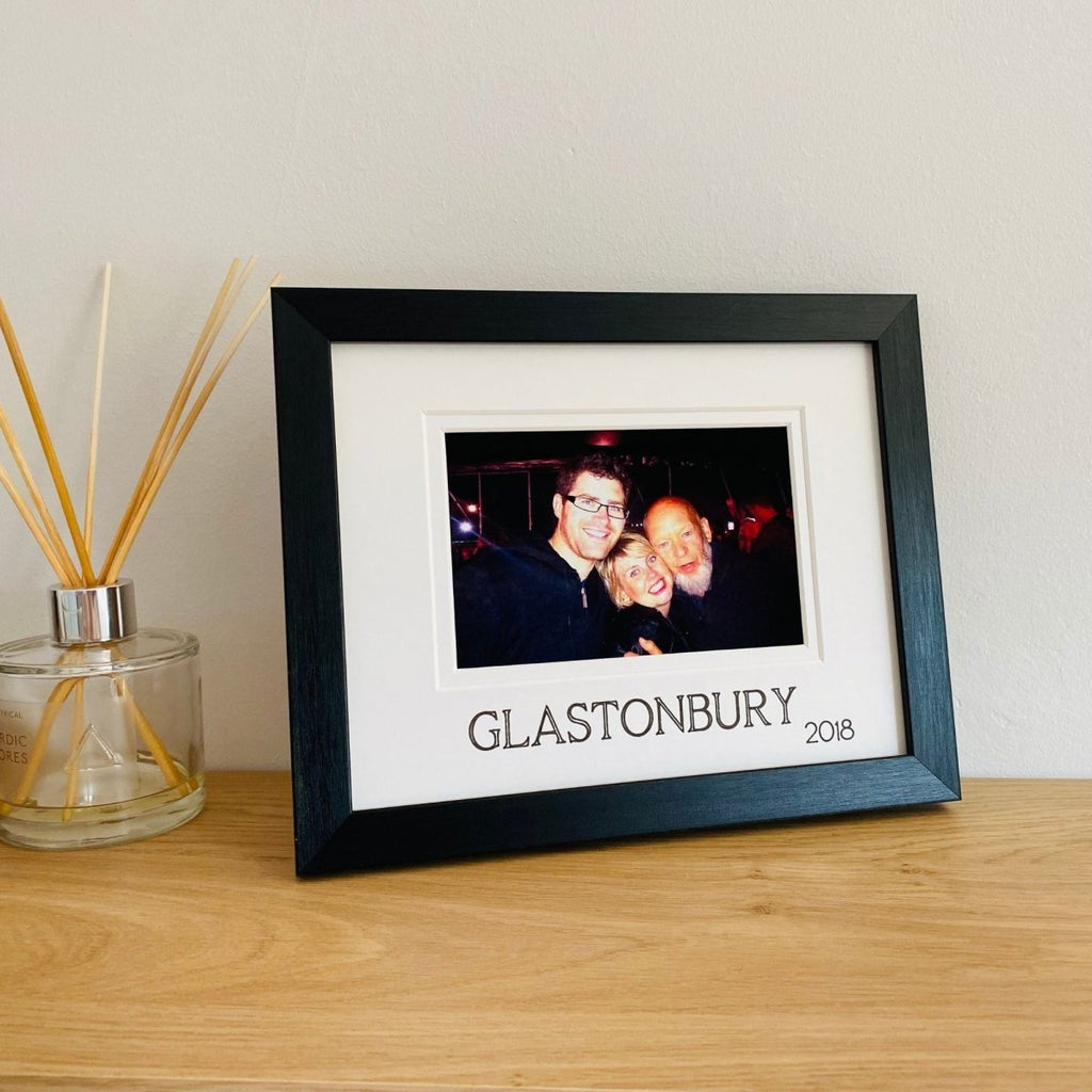 Custom Traveller Picture Frame, Black - Azana Photo Frames