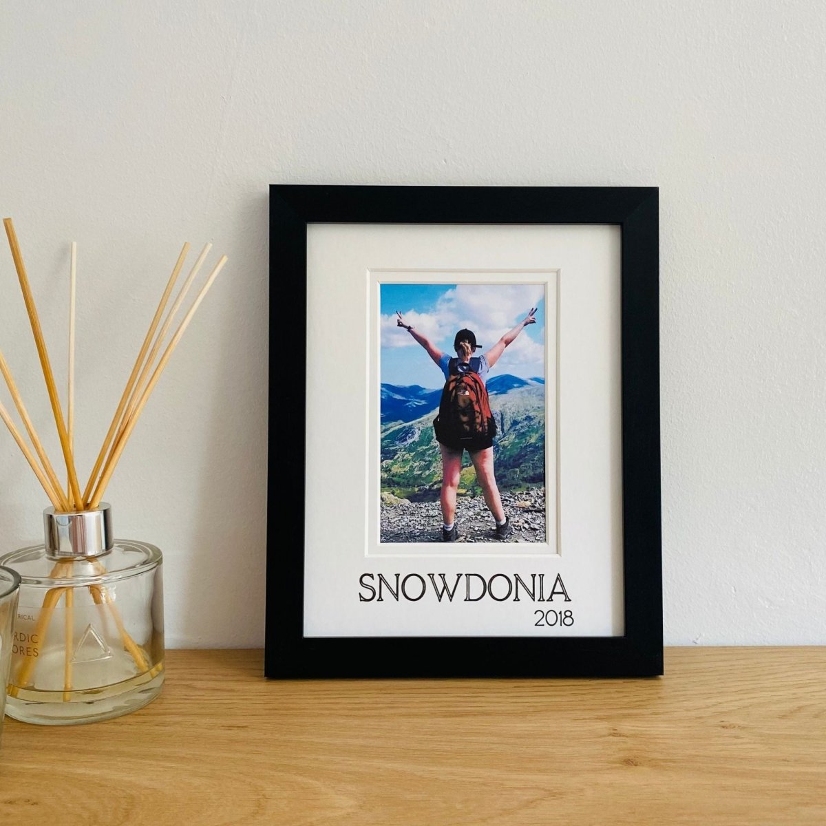 Adventure Photo Frame, Black