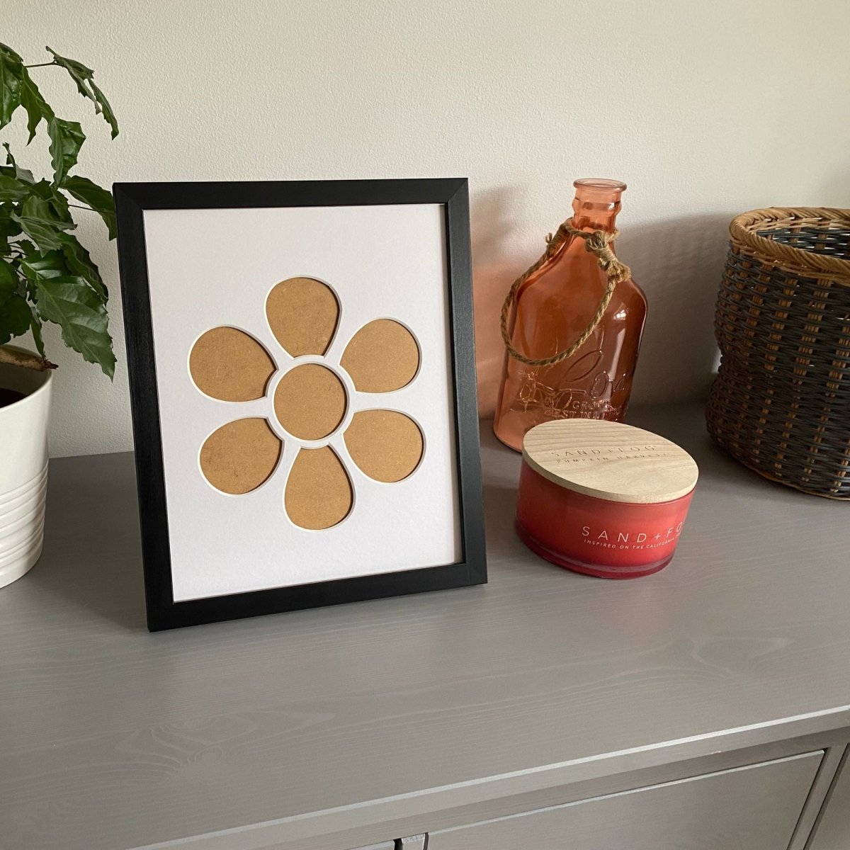 Daisy Flower Silhouette - Azana Photo Frames