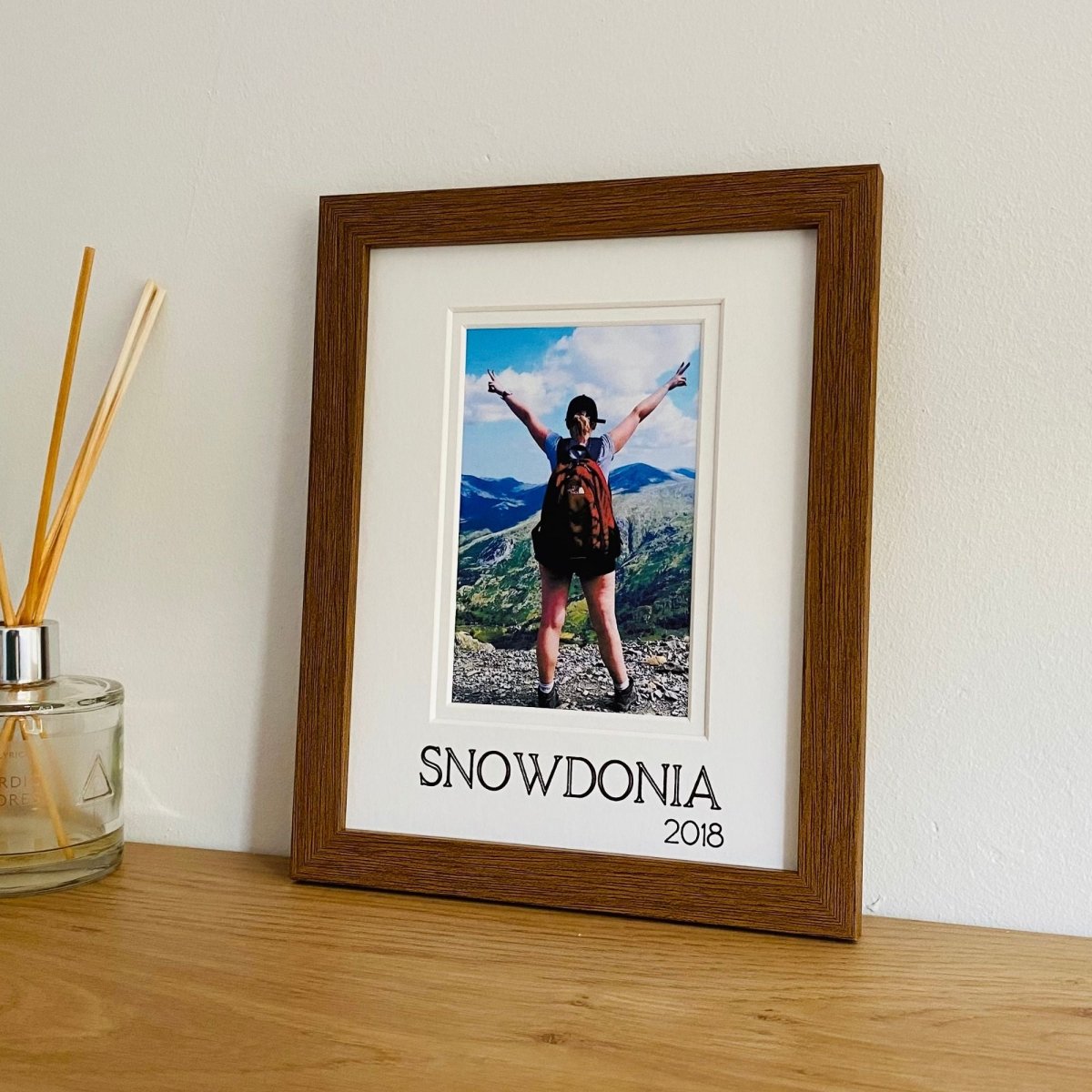 Adventure Picture Frame, Brown - Snowdonia