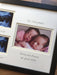 Double Baby Scan Twin Triplet, Black Photo Frame - Azana Photo Frames