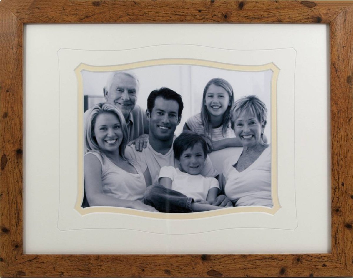 Family Picture Rustic Frame 16 x 12 - Azana Photo Frames