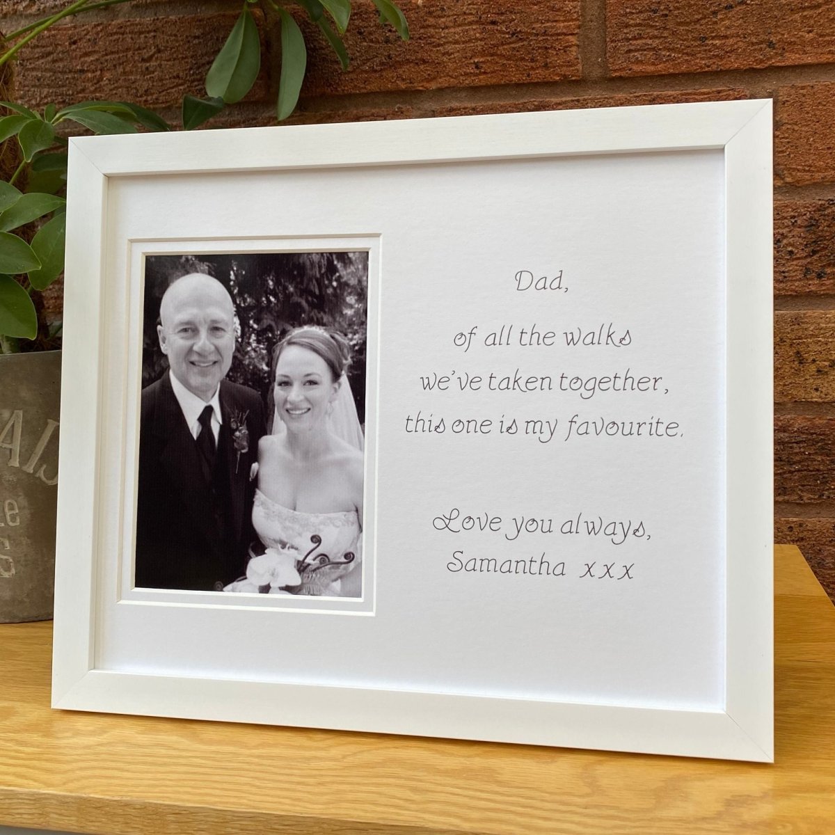 Father of the Bride Favourite Walk Picture Frame - Azana Photo Frames