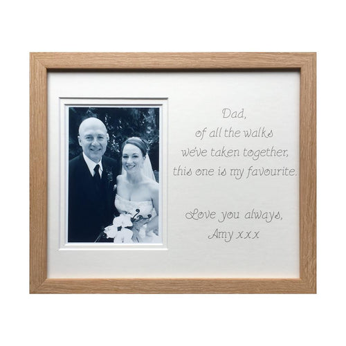 Father of the Bride Of All The Walks of Life Photo Frame - Azana Photo Frames