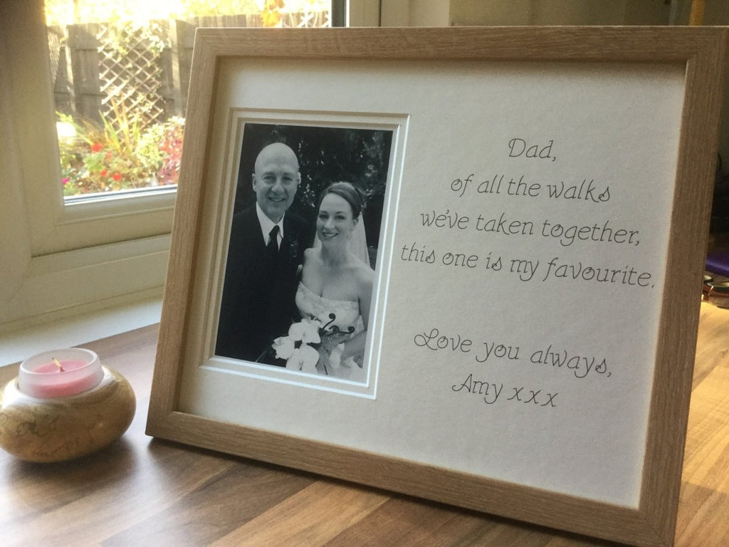 Father of the Bride Of All The Walks of Life Photo Frame - Azana Photo Frames