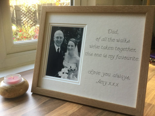 Father of the Bride Of All The Walks of Life Photo Frame - Azana Photo Frames