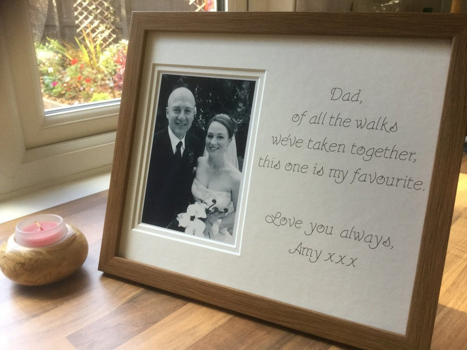 Father of the Bride Of All The Walks of Life Photo Frame - Azana Photo Frames