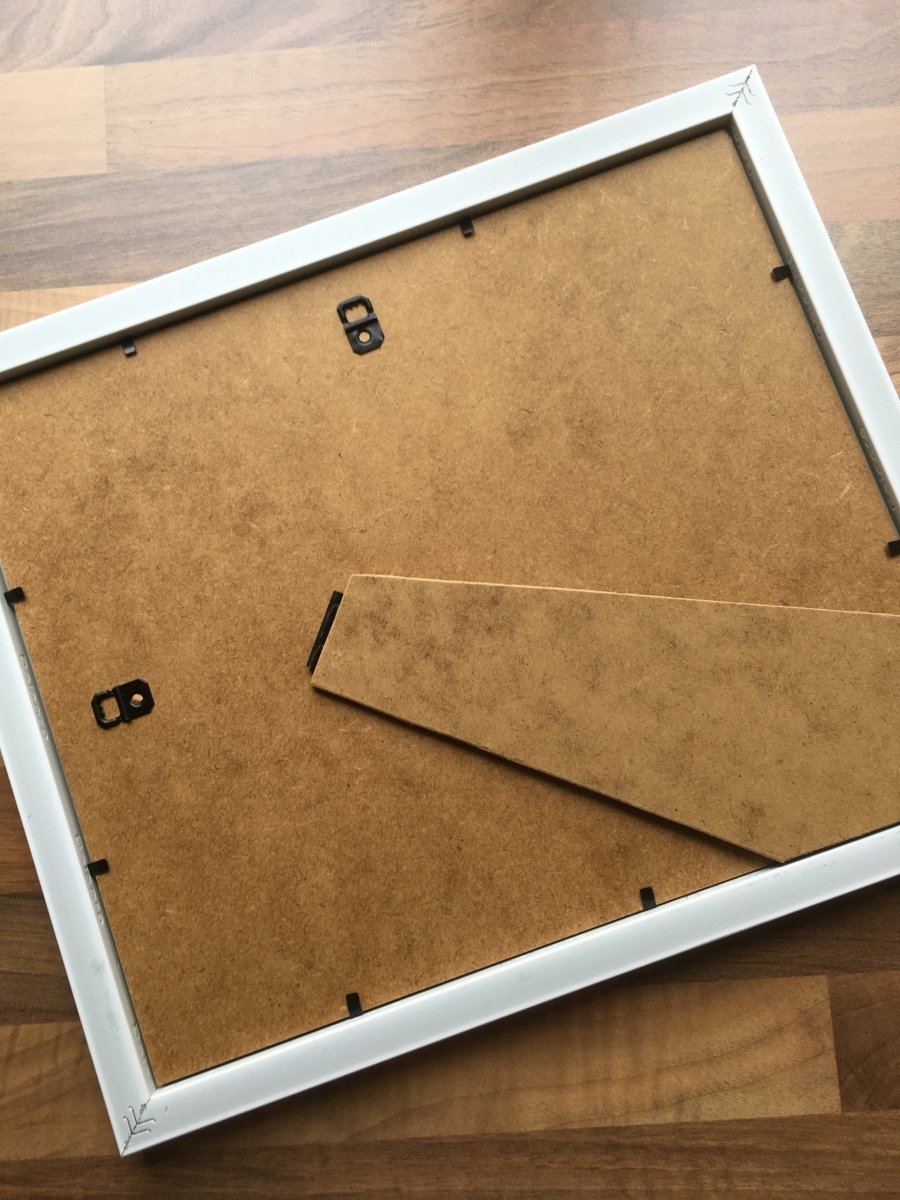 Personalised Baby Girl Double Scan Picture Frame, White