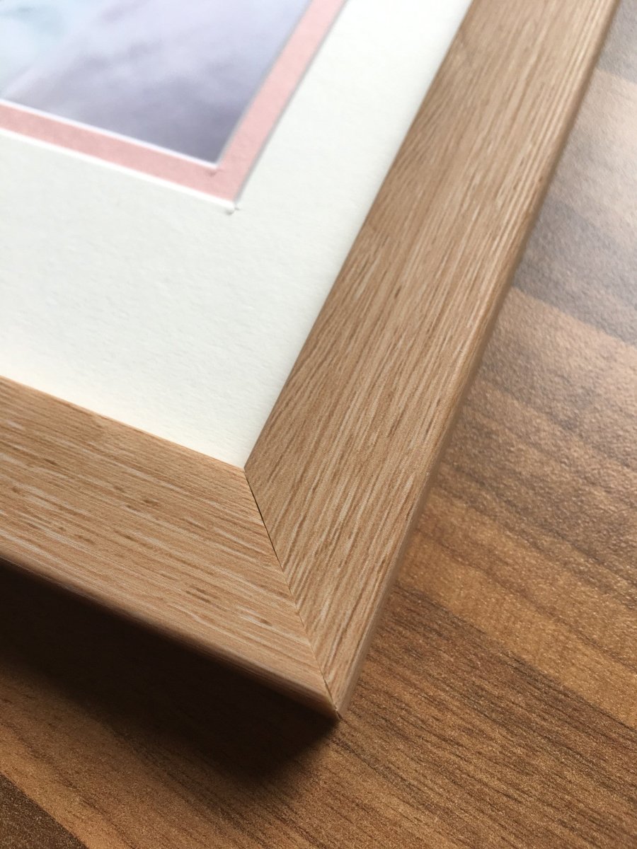 Girl Multi Baby Scan Picture Frame, Light Brown - Azana Photo Frames