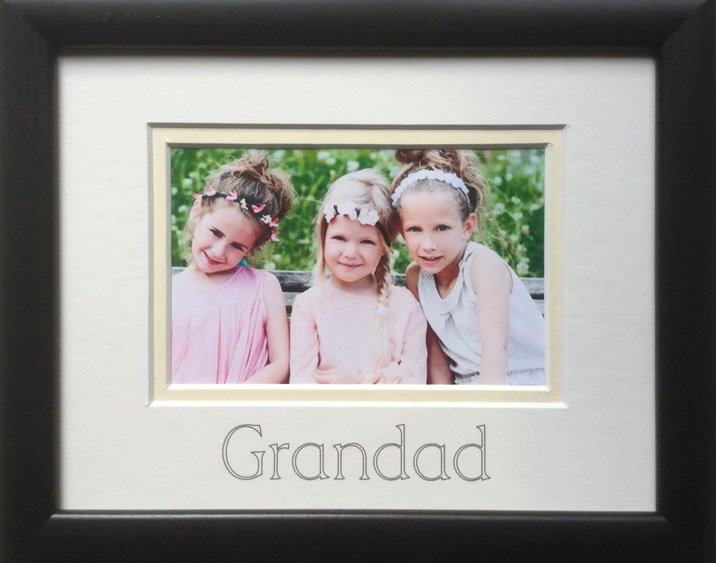 Grandad Photo Frame, Black
