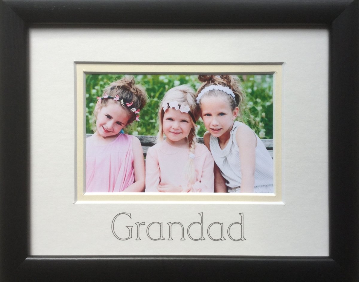 Grandad Photo Frame, Black