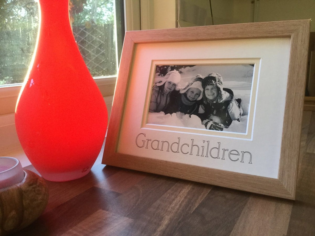 Grandchildren Photo Frame Beech