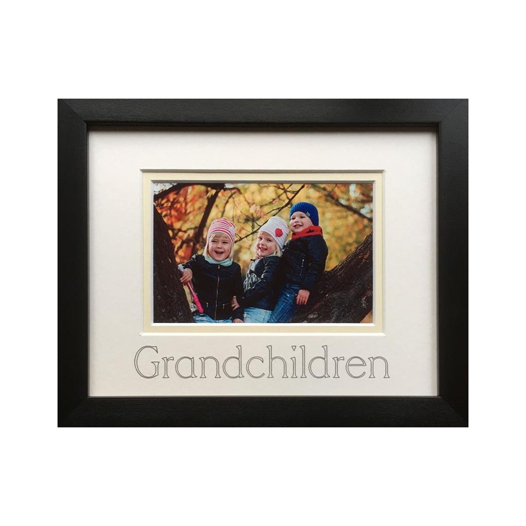 Grandchildren Photo Frame 9 x 7 Black - Azana Photo Frames