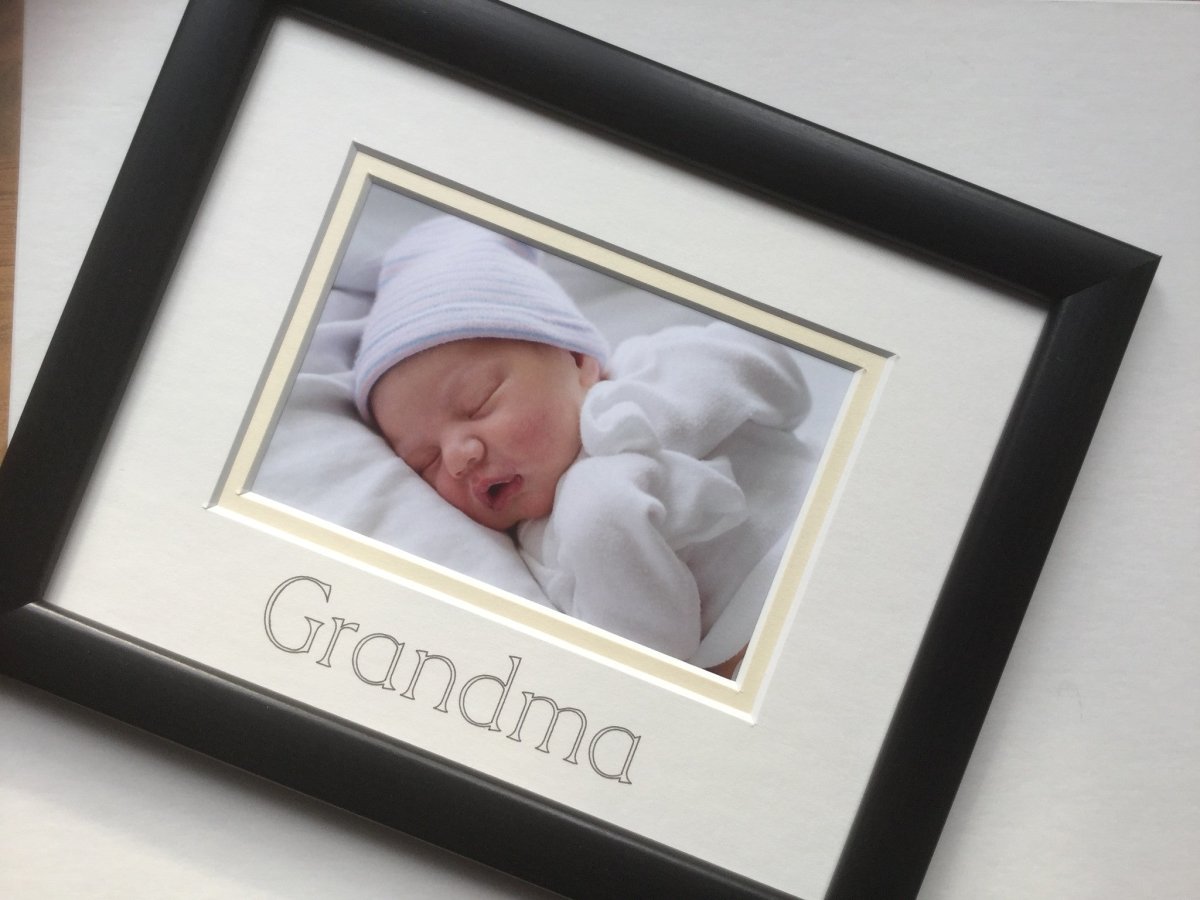 Grandma Photo Frame, Black